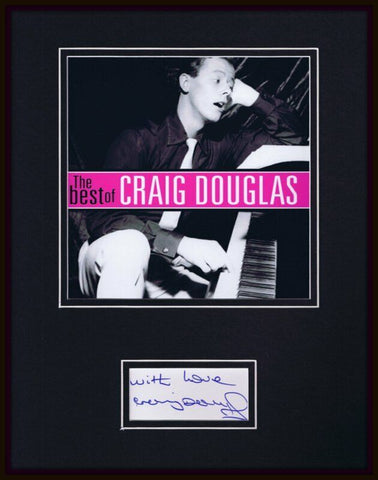 Craig Douglas Signed Framed 11x14 Photo Display