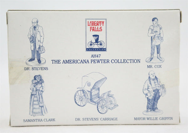 VINTAGE 1994 Liberty Falls Pewter Collection Set of 10 Figurines AH47 + AH48