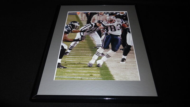 Deion Branch Framed 11x14 Photo Display Patriots Super Bowl