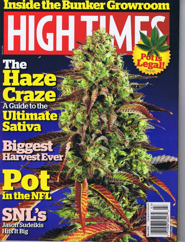 ORIGINAL Vintage Mar 2013 High Times Magazine #446 Jason Sudeikis