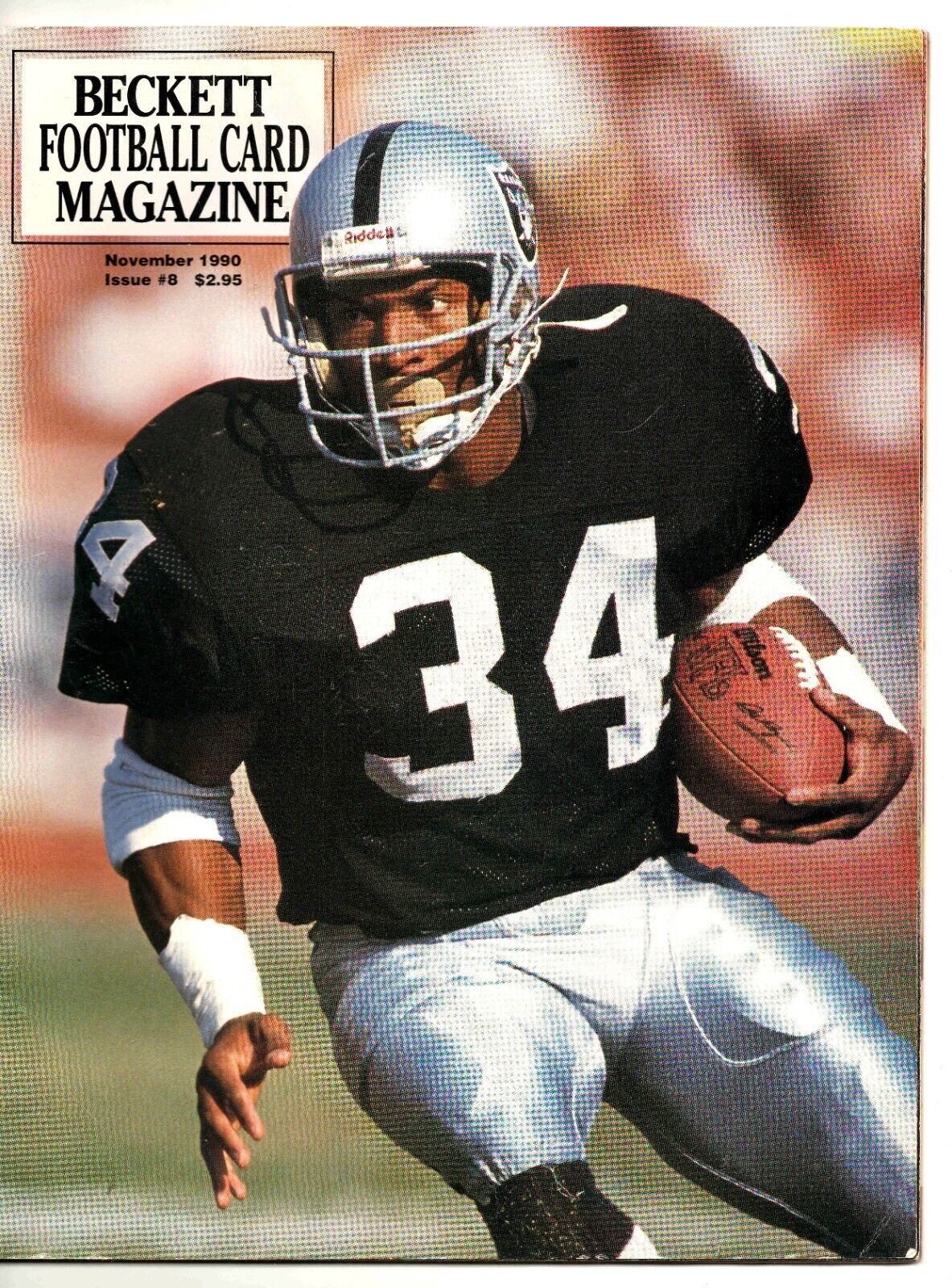 Nov 1990 Beckett Football Card Magazine Bo Jackson