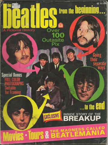 ORIGINAL Vintage 1970 The Beatles From The Beginning Magazine