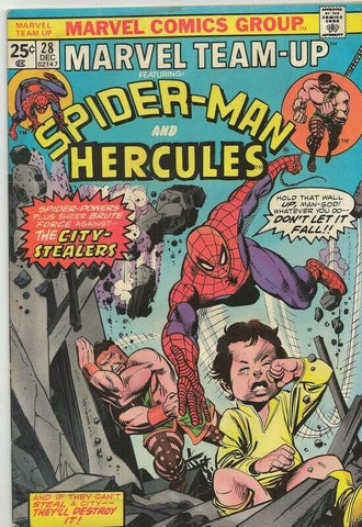 Marvel Team Up #28 ORIGINAL Vintage 1974 Marvel Comics Spider-Man Hercules