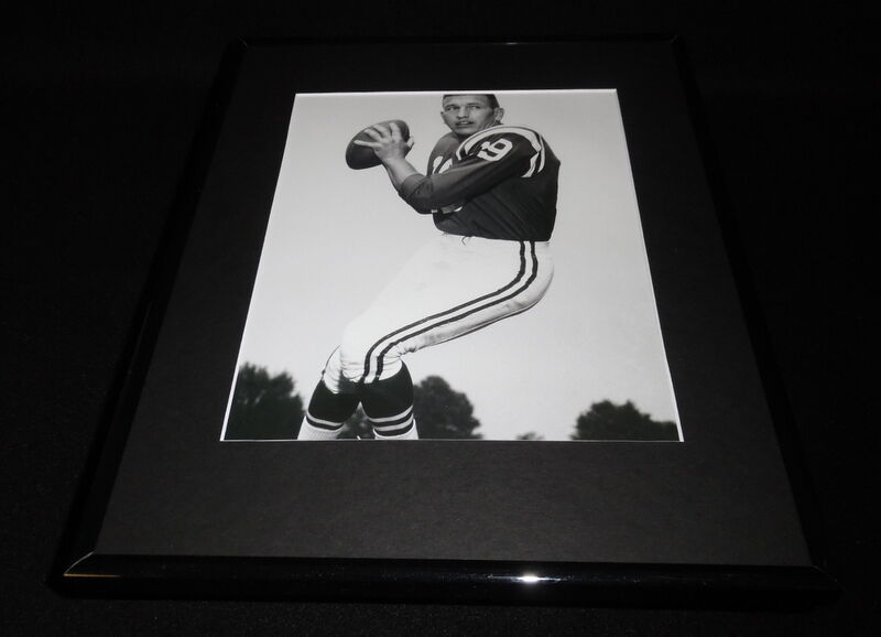 Johnny Unitas Framed 11x14 Photo Display Colts