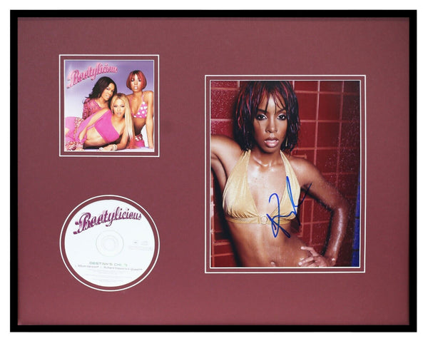 Kelly Rowland Signed Framed 16x20 Destiny's Child CD & Photo Display AW 