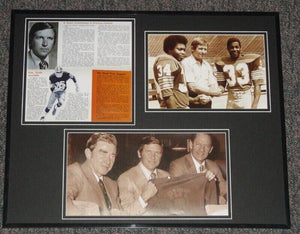 Johnny Majors Hired at Pitt 1973 Framed 16x20 Photo Display