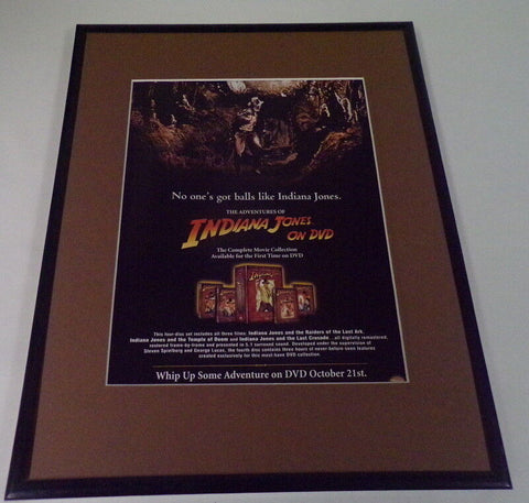 Indiana Jones 2003 11x14 Framed ORIGINAL Vintage Advertisement