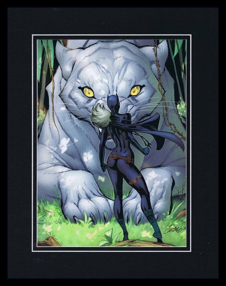 Shuri Black Panther #4 11x14 Framed Poster Display Marvel J Scott Campbell GGA