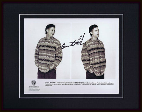 Sasha Mitchell Signed Framed 11x14 Photo Display Step by Step Cody Lambert TGIF