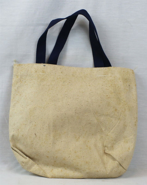  VINTAGE Circa 1970s? Cleveland Indians Canvas Tote Bag