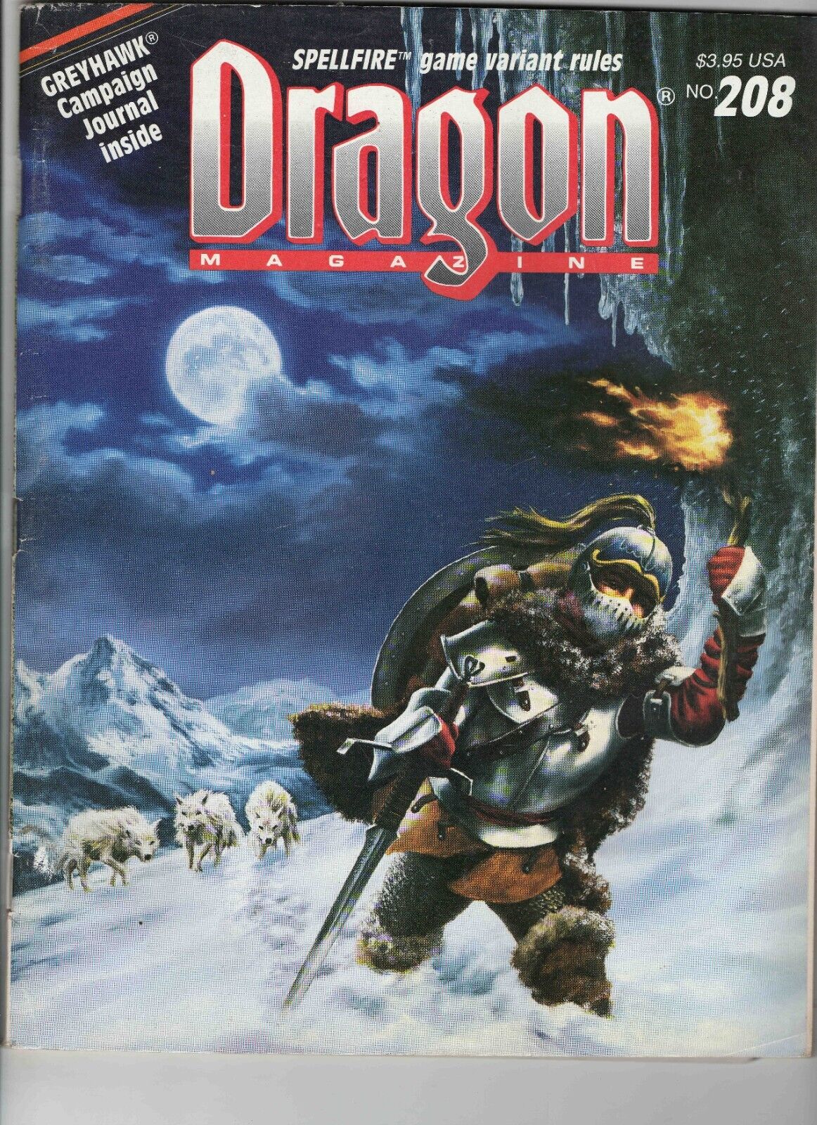 Dragon Magazine #208 VINTAGE 1994 Dungeons & Dragons