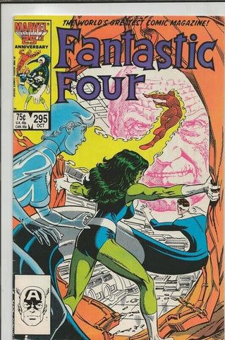 Fantastic Four #295 ORIGINAL Vintage 1986 Marvel Comics She Hulk