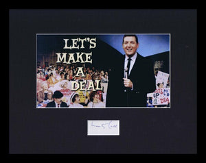 Monty Hall Signed Framed 11x14 Photo Display Let's Make a Deal