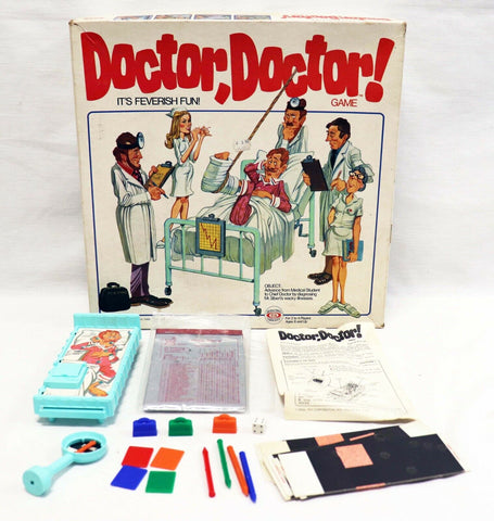 ORIGINAL Vintage 1978 Ideal Doctor Doctor Board Game