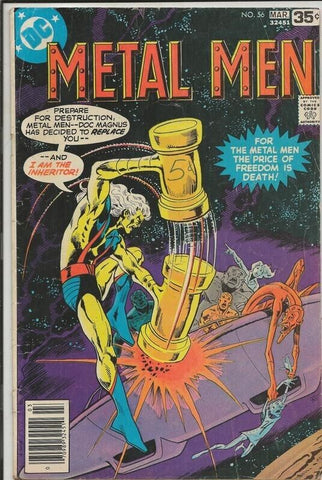 Metal Men #56 ORIGINAL Vintage 1978 DC Comics