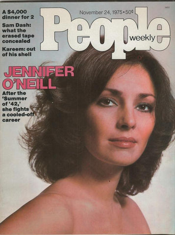 People Weekly Magazine November 24 1975 Jennifer O'Neill 