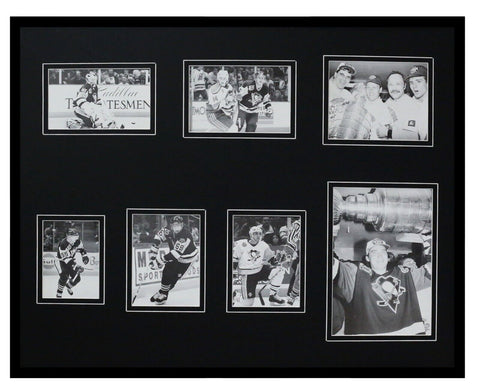 1991-92 Pittsburgh Penguins Stanley Cup Champs Framed 16x20 Photo Collage 