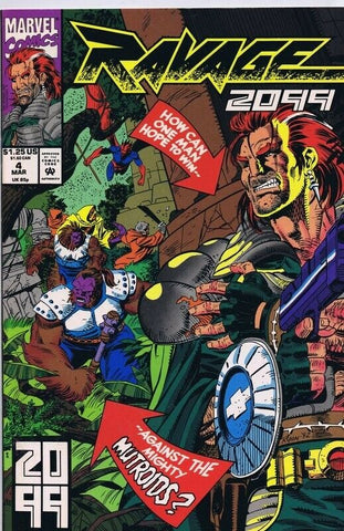 Ravage 2099 #4 ORIGINAL Vintage 1992 Marvel Comics 