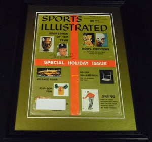 Stan Musial Signed Framed Full 1957 Sports Illustrated Magazine JSA Cardinals