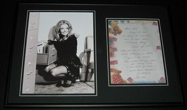 Thordis Brandt Signed Framed 12x18 Letter & Photo Display Hogan's Heroes