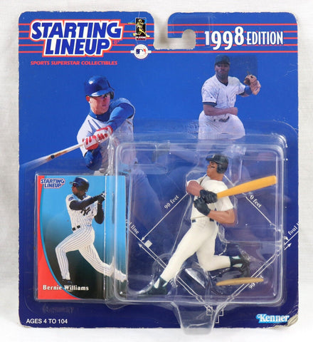 VINTAGE 1998 Starting Lineup SLU Action Figure Bernie Williams Yankees