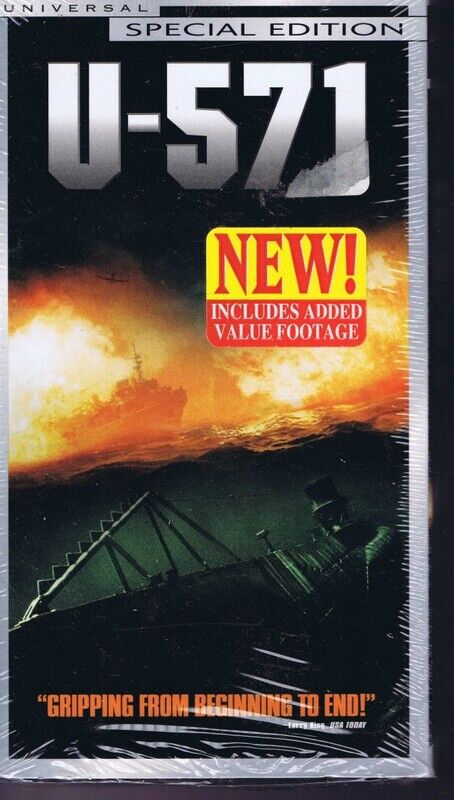 U-571 VINTAGE SEALED VHS Matthew McConaughey Jon Bon Jovi