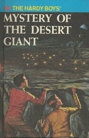 ORIGINAL Vintage 1985 Hardy Boys Hardcover Book Mystery of Desert Giant #40