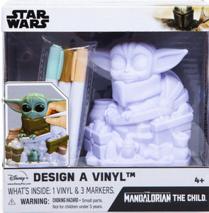 NEW SEALED 2020 Star Wars Design a Vinyl Mandalorian The Child Baby Yoda Figure