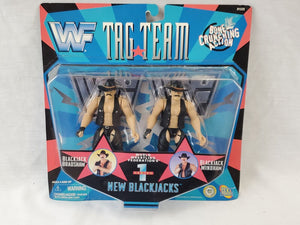 VINTAGE SEALED Jakks WWF Tag Team New Blackjacks Bradshaw Windham Figure Set