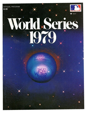 VINTAGE 1979 World Series Program Pittsburgh Pirates FamaLeeBaltimore Orioles 