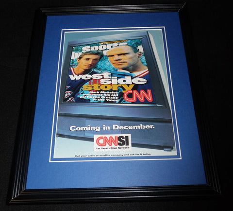 Wayne Gretzky 2001 CNNSI Framed 11x14 ORIGINAL Vintage Advertisement