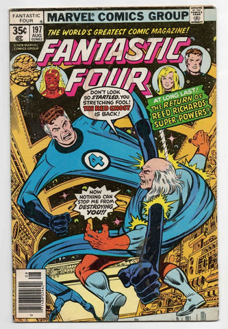 Fantastic Four #197 ORIGINAL Vintage 1978 Marvel Comics 