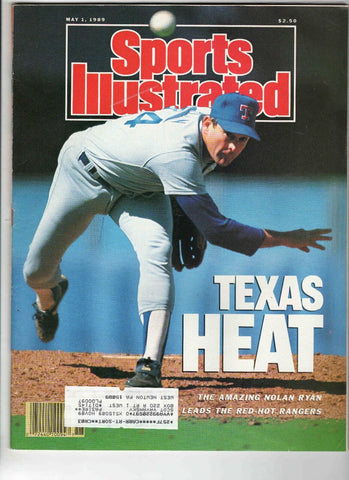 May 1 1989 Sports Illustrated Magazine Nolan Ryan Rangers