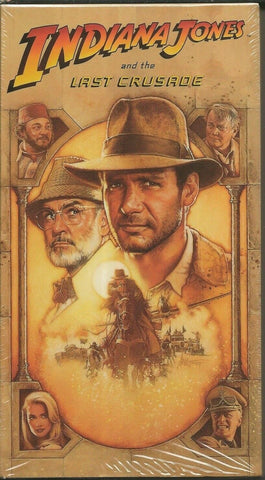 Indiana Jones Last Crusade VINTAGE VHS Cassette Harrison Ford Sean Connery