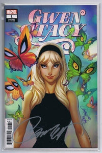 J Scott Campbell SIGNED 2020 Gwen Stacy #1 JSC SEALED GGA Marvel Spiderman