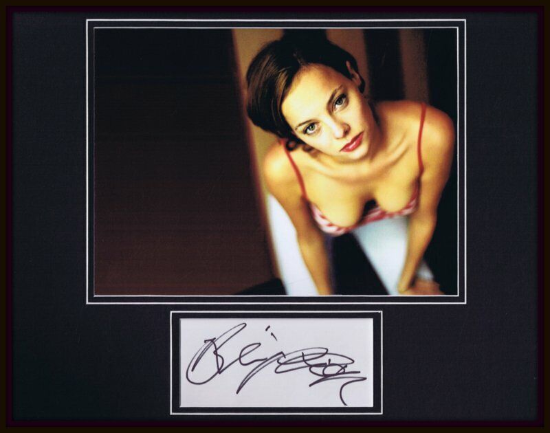 Bijou Phillips Signed Framed 11x14 Photo Display JSA Hostel