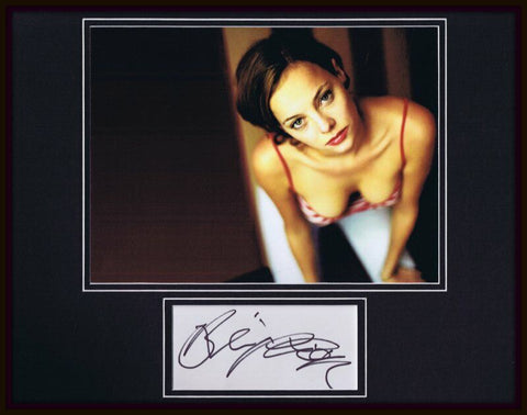 Bijou Phillips Signed Framed 11x14 Photo Display JSA Hostel