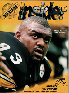 Dec 6 1998 New England @ Pittsburgh Steelers Program Jerome Bettis Drew Bledsoe