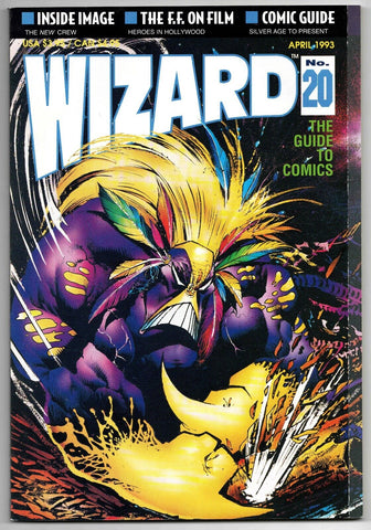 Wizard Magazine #20 VINTAGE 1993 Lobo Cover