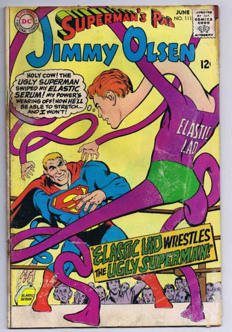 Superman's Pal Jimmy Olsen #111 ORIGINAL Vintage 1969 Comics  