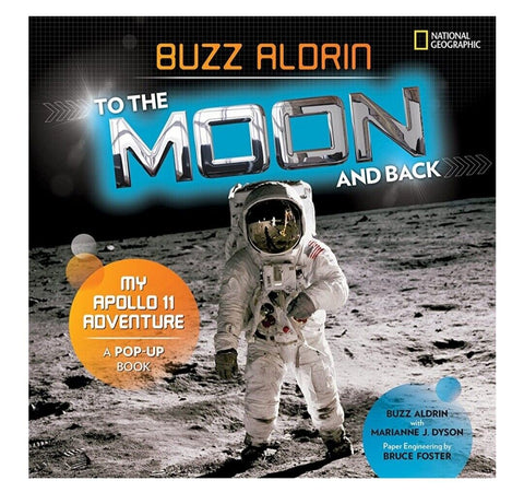 NEW SEALED Nat Geo Buzz Aldrin To the Moon and Back Popup Book