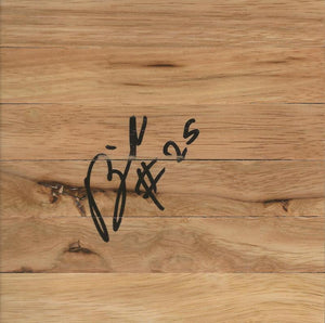 Al Jefferson Signed 6x6 Floorboard Hornets Jazz Celtics B