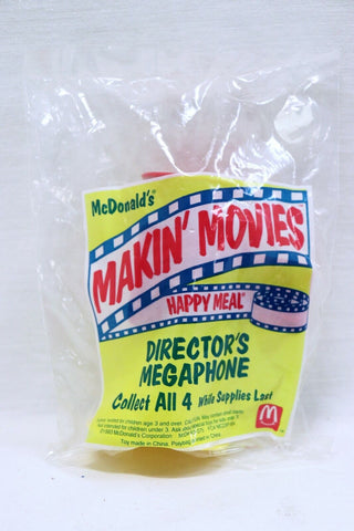 VINTAGE SEALED 1993 McDonald's Makin Movies Director's Megaphone