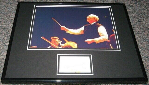 Wolfgang Sawallisch Signed Framed 11x14 Photo Display JSA 