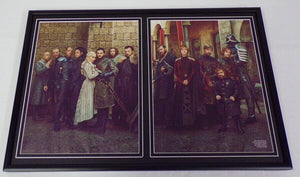 2019 Game of Thones Final Season Cast Framed 12x18 Photo Display 