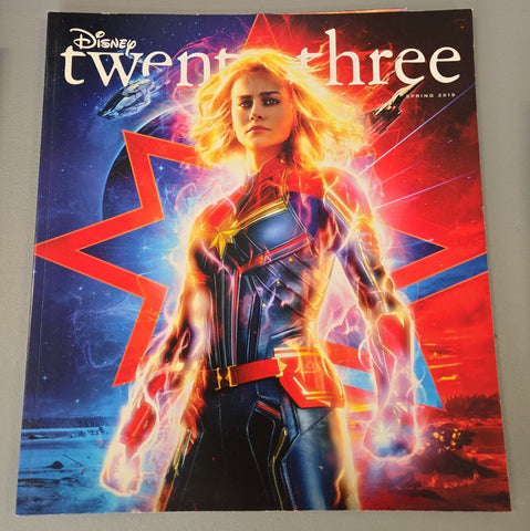 Spring 2019 D23 Disney Twenty Three Magazine Captain Marvel Brie Larson