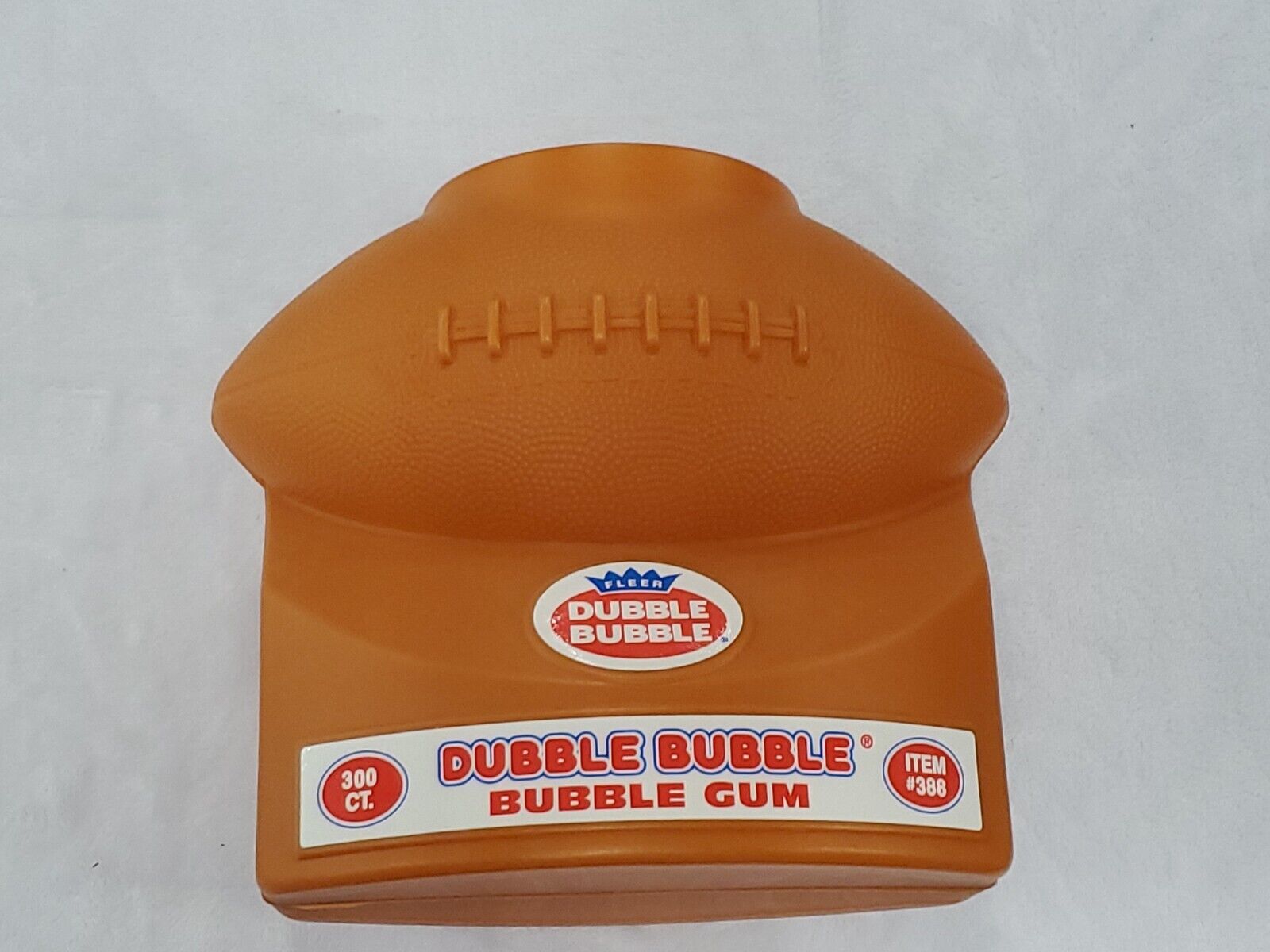 VINTAGE Fleer Dubble Bubble Gum Football Shaped Bucket