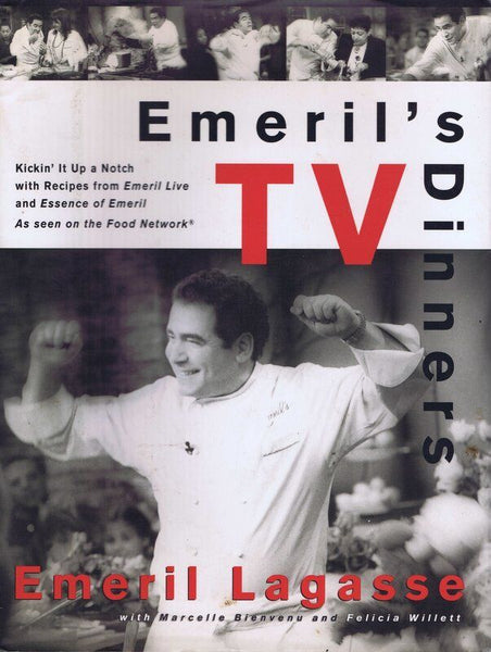 Emeril Lagasse Signed 1998 Emeril's TV Dinners 1st Edition Hardback Book