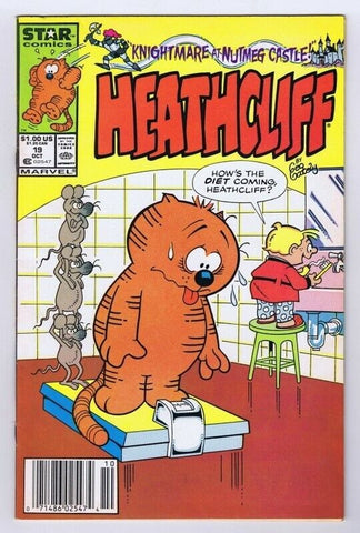 Heathcliff #19 ORIGINAL Vintage 1987 Marvel Comics 