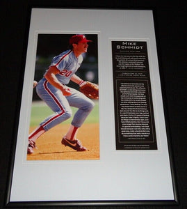 Mike Schmidt Framed 12x18 Photo Display Phillies